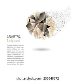 Abstract geometric background. Eps10 Vector illustration