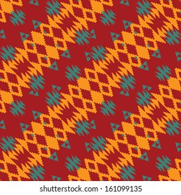 Abstract geometric background in ethnic style