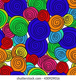 abstract geometric background of fantasy circles