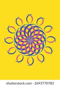 Abstract geometric background features vibrant colors backdrop background for banner, poster, ads, covering and wallpaper design