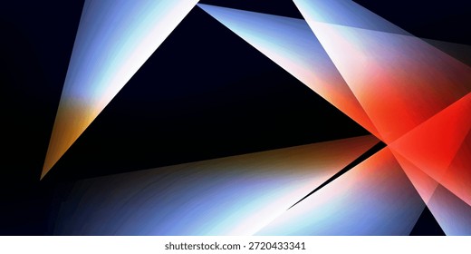 Fondo geométrico Abstractas con Formas poligonales en capas en tonos azules profundos con transiciones de gradiente suaves.