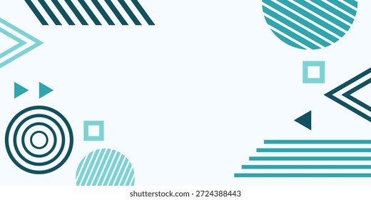 Abstract geometric background featuring line patterns and modern blue accents. Suitable for technology themes, business presentations, and creative digital designs.