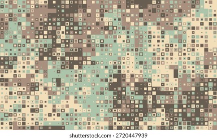 Fondo geométrico Abstractas con un mosaico de tonos tierra apagados y cuadrados pastel.  Ideal para el diseño de Sitios web, presentaciones o para crear una textura sutil y sofisticada.