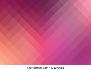Abstract geometric background featuring overlapping pink and orange colored squares. Ideal for digital designs, vibrant presentations, modern web design, and colorful graphic projects.
