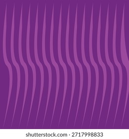 Abstract geometric background featuring a series of vertical, flowing wave lines in vibrant magenta and deep purple. This modern minimalist pattern uses clean 3D-style curves to create a sense of movement and depth. Ideal for creative web design, social media backdrops, presentation slides, posters, and digital marketing materials. The high-contrast pink and violet color palette provides a trendy, aesthetic feel for contemporary projects.