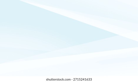 Um fundo geométrico abstrato com tons de branco e azul suaves com sobreposição de formas angulares e gradientes sutis cria uma estética limpa e minimalista adequada para o uso do design.