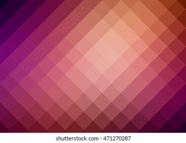 Abstract geometric background featuring squares in various shades of pink, purple, and brown. Perfect for modern digital designs, artistic projects, web backgrounds, and colorful graphic artwork.
