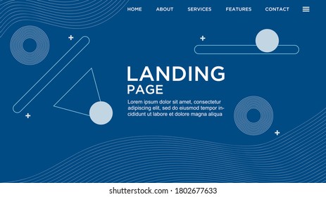 ABSTRACT GEOMETRIC BACKGROUND FLAT COLOR DESIGN VECTOR TEMPLATE FOR WALLPAPER, COVER DESIGN, HOMEPAGE DESIGN