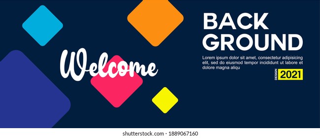 se puede utilizar un fondo geométrico abstracto de color plano para banners, etc.