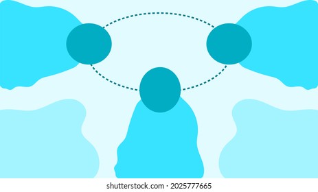 ABSTRACT GEOMETRIC BACKGROUND FLAT COLOR DESIGN VECTOR TEMPLATE FOR WALLPAPER COVER DESIGN 