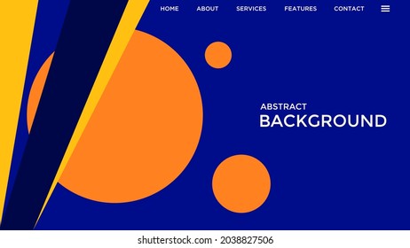 ABSTRACT GEOMETRIC BACKGROUND FLAT COLOR DESIGN VECTOR TEMPLATE FOR WALLPAPER COVER DESIGN 