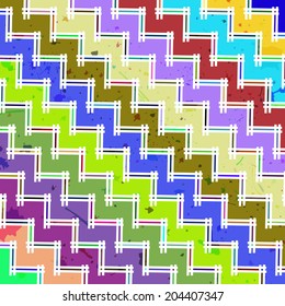 Abstract geometric background. Flat abstract color geometric background.