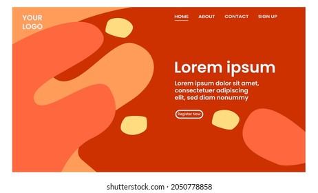 ABSTRACT GEOMETRIC BACKGROUND FLAT COLOR DESIGN VECTOR TEMPLATE FOR WALLPAPER, COVER DESIGN, HOMEPAGE DESIGN