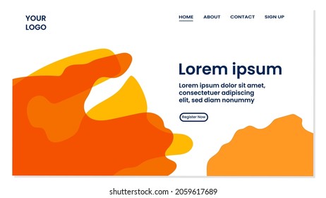 ABSTRACT GEOMETRIC BACKGROUND FLAT COLOR DESIGN VECTOR TEMPLATE FOR WALLPAPER, COVER DESIGN, HOMEPAGE DESIGN