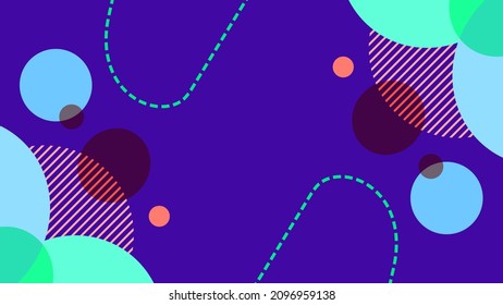PLANTILLA DE VECTOR DE DISEÑO DE COLOR PLANO GEOMÉTRICO ABSTRACTO PARA PAPEL DE PARED, DISEÑO DE CUBIERTA, DISEÑO DE PÁGINAS NACIONALES