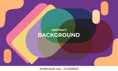 ABSTRACT GEOMETRIC BACKGROUND FLAT COLOR DESIGN VECTOR TEMPLATE FOR WALLPAPER, COVER DESIGN, HOMEPAGE DESIGN