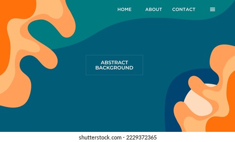 ABSTRAKTER GEOMETRISCHER HINTERGRUND FLACHFARBE MIT KOPIENRAUMDESIGN VEKTORVORLAGE FÜR WALLPAPER, DECKDESIGN, HOMEPAGE-DESIGN
