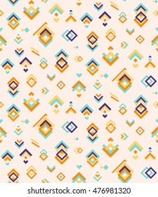 Abstract geometric background. Flat colorful shapes for your vector design.