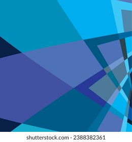 Resumen del fondo geométrico del tema del patrón floral en color azul.