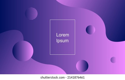 Abstract geometric background. Fluid gradient shapes composition. Modern template design for banners, covers, posters. Eps10 vector Illustration.