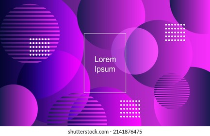 Abstract geometric background. Fluid gradient shapes composition. Modern template design for banners, covers, posters. Eps10 vector Illustration.