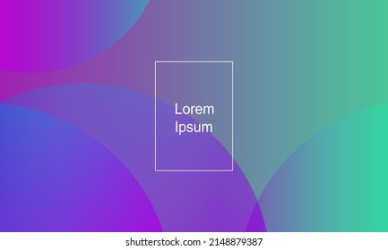 Abstract geometric background. Fluid gradient shapes composition. Modern template design for banners, covers, posters. Eps10 vector Illustration.