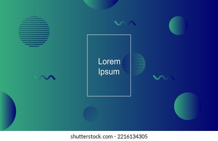 Abstract geometric background. Fluid gradient shapes composition. Modern template design for banners, covers, posters. Eps10 vector Illustration.