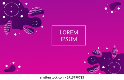 Abstract geometric background. fluid shapes composition