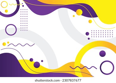 abstract geometric background with fluid shapes and text area. vector illustration. eps 10