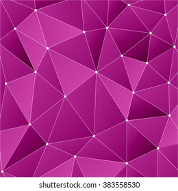 Abstract geometric background fon.Molekula and communication