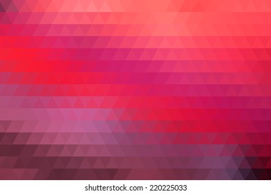 Abstract geometric background formed with triangles in rows.