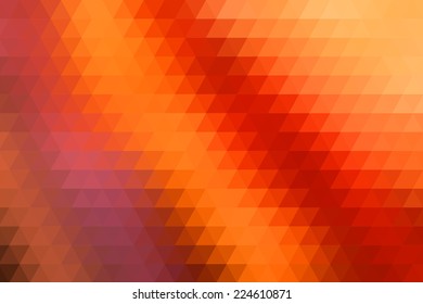 Abstract geometric background formed with triangles in rows.