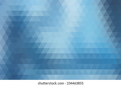 Abstract geometric background formed with triangles in rows.