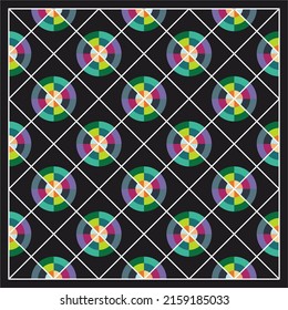 abstract geometric background full color