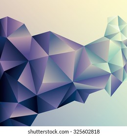 Abstract geometric background full vector