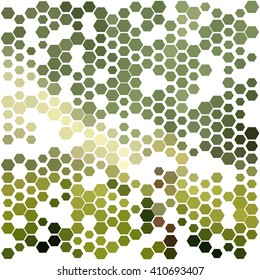 Abstract geometric background with gifferent hexagons