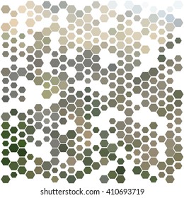 Abstract geometric background with gifferent hexagons