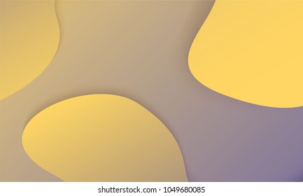 Abstract Geometric Background with Glow Effect. Bright Cover Template with Gradient. Trendy Wallpaper with Shadows. Glowing Background for Web Design, Poster, Presentation, Banner, Card, Brochure.