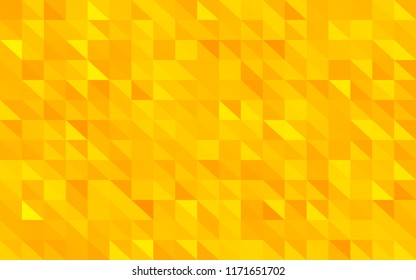Abstract geometric background. Gold autumn polygonal vector