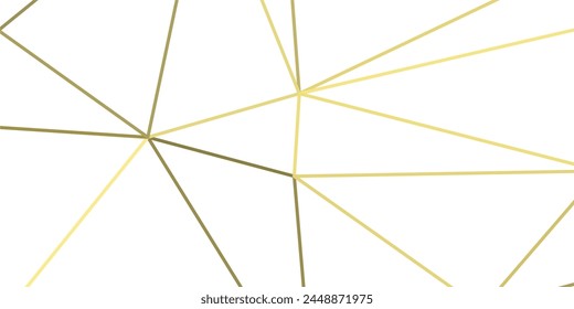 abstract geometric background with gold lines triangles