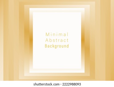 Fondo geométrico abstracto, gradiente dorado y blanco, forma rectangular multicapa, plantilla de ilustración de fondo vectorial para sitio web, banner, fondo, afiche