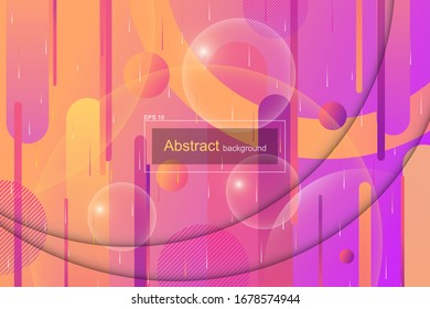 Abstract geometric background with gradient for banner, flyer, cover, business presentation ...