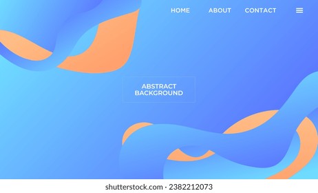 ABSTRAKTER GEOMETRISCHER HINTERGRUND GRADIENT BLAUER FARBVERARBEITUNG VEKTORVORLAGE GUT FÜR MODERNE WEBSITE, WALLPAPIERE, DECKENDESIGN 