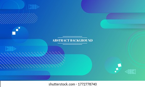 Abstrakter geometrischer Hintergrund mit Farbverlauf-Farbe