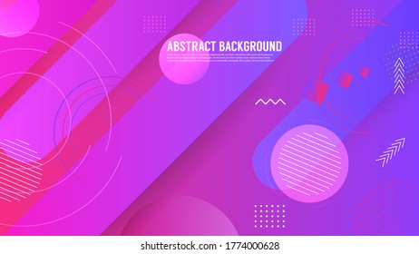 Abstract geometric background with gradient color