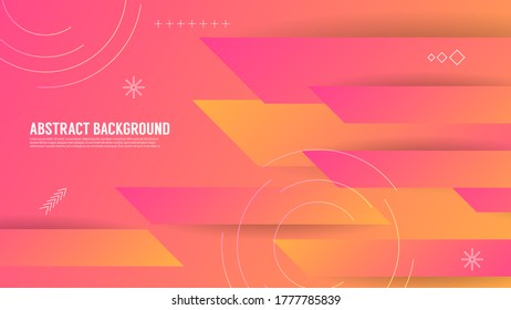 Abstract geometric background with gradient color