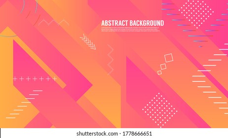 Abstract geometric background with gradient color