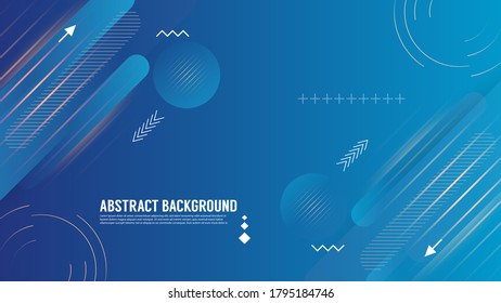 Abstract geometric background with gradient color