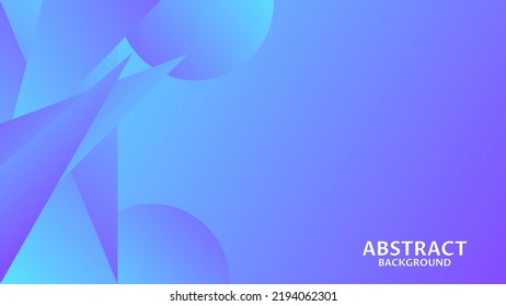 ABSTRACT GEOMETRIC BACKGROUND GRADIENT COLOR WITH COPY SPACE AREA DESIGN VECTOR TEMPLATE GOOD FOR MODERN WEBSITE, WALLPAPER, COVER DESIGN 