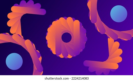 ABSTRACT GEOMETRIC BACKGROUND GRADIENT COLOR DESIGN VECTOR TEMPLATE GOOD FOR MODERN WEBSITE, WALLPAPER, COVER DESIGN 